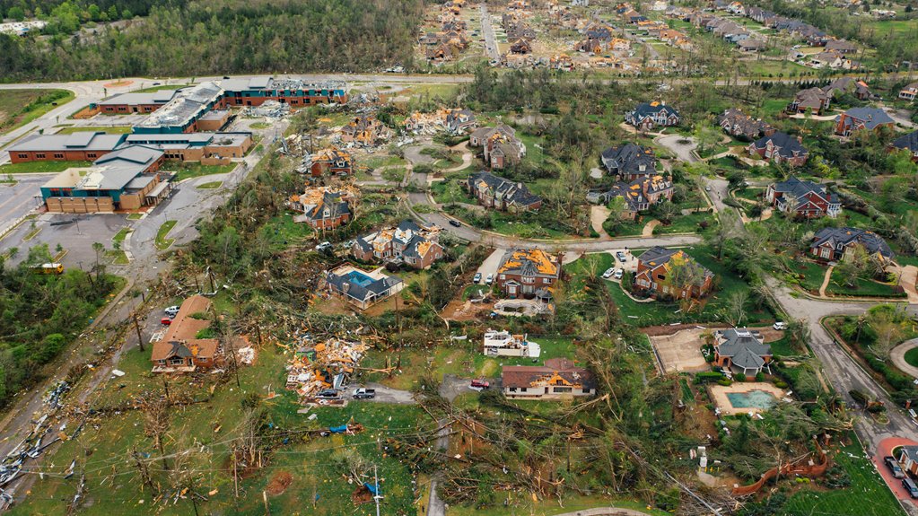 tornado damages roof replacement